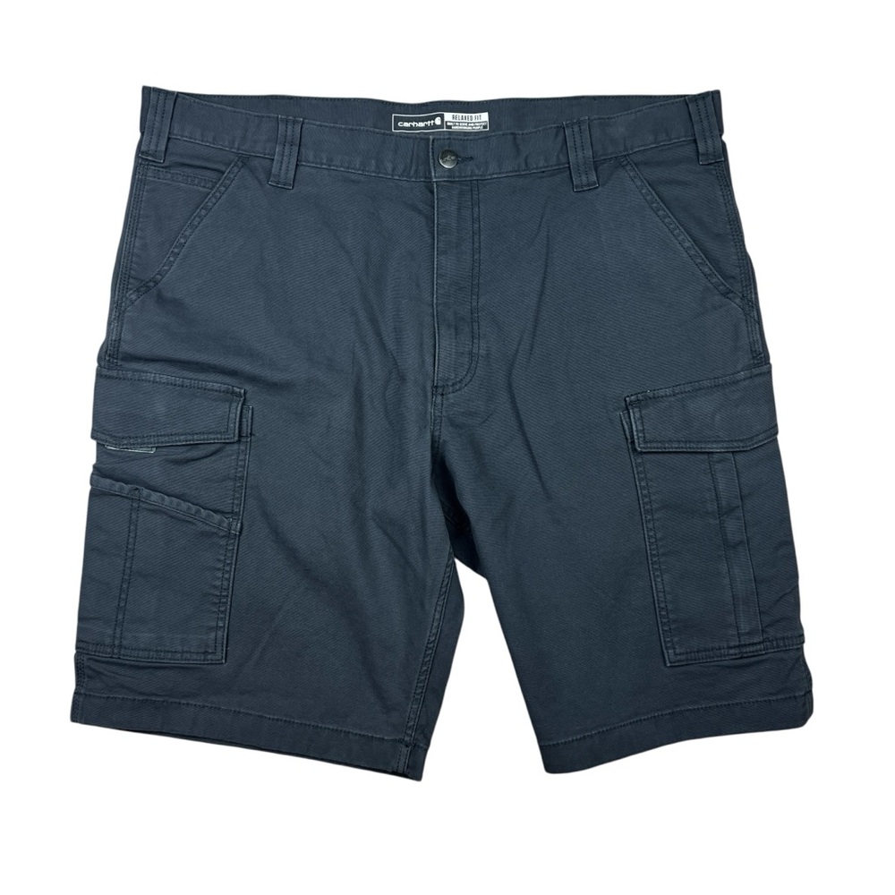 Carhartt Shorts Mens 40 Gray Workwear Casual Cargo Relaxed Fit Cotton Stretch‎